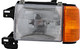 1987-1991 Ford F150 Headlight Driver Left Side Halogen Without Chrome & Black Trim