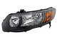 2006-2009 Honda Civic Coupe Headlight Driver Left Side Halogen HO2518111