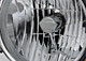 2013-2017 Jeep Compass Headlight Driver Left Side Halogen Black Trim