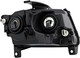 2013-2017 Jeep Compass Headlight Driver Left Side Halogen Black Trim