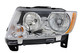 2011-2013 Jeep Grand Cherokee Headlight Driver Left Side Halogen