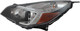 2013-2014 Subaru Outback Headlight Driver Left Side Halogen Black Trim