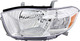 2008-2010 Toyota Highlander Headlight Driver Left Side Halogen Japan Built