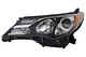 2013-2015 Toyota RAV4 Headlight Driver Left Side Halogen Black Trim Japan Built