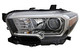 2016-2020 Toyota Tacoma Headlight Driver Left Side Halogen Black Trim