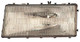 1990-1994 Chrysler Lebaron Headlight Driver Left Side Halogen