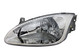 1999-2000 Hyundai Elantra Headlight Driver Left Side Halogen