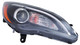 2011 Chrysler 200 Headlight Passenger Right Side Halogen Black Trim