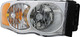 2005 Dodge Ram 3500 Headlight Passenger Right Side Halogen