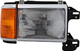1987-1991 Ford F250 Headlight Passenger Right Side Halogen With Chrome & Black Trim