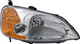 2001-2003 Honda Civic Sedan Headlight Passenger Right Side Halogen