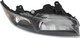 2002-2003 Nissan Sentra Headlight Passenger Right Side Halogen Black Trim