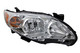 2011-2013 Toyota Corolla Base/CE/LE Headlight Passenger Right Side Halogen Chrome Trim Canada Built
