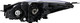 2012-2013 Mazda 3 Headlight Passenger Right Side Halogen