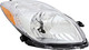 2009-2011 Toyota Yaris Hatchback Headlight Passenger Right Side Halogen