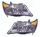 2007-2009 Acura MDX Sport Headlights Driver Left and Passenger Right Side HID/Xenon
