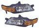 2004-2005 Acura TL Headlights Driver Left and Passenger Right Side HID/Xenon Canada Built