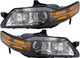 2004-2005 Acura TL Headlights Driver Left and Passenger Right Side HID/Xenon USA Built