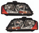 2009-2013 Audi A3 Headlights Driver Left and Passenger Right Side Halogen
