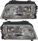 1996-1998 Audi A4 Headlights Driver Left and Passenger Right Side Halogen