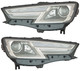 2017-2018 Audi A4 Headlights Driver Left and Passenger Right Side HID/Xenon