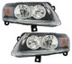 2009-2011 Audi A6 Headlights Driver Left and Passenger Right Side Halogen