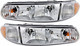 1997-2005 Buick Century Headlights Driver Left and Passenger Right Side Halogen Without Cornering Lamp