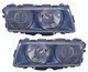 1995-1998 BMW 7 Series Headlights Driver Left and Passenger Right Side HID/Xenon