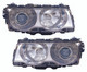 1999-2001 BMW 7 Series Headlights Driver Left and Passenger Right Side HID/Xenon Chrome Trim