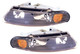 1995-1996 Chrysler Sebring Coupe Headlights Driver Left and Passenger Right Side Halogen