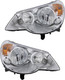 2007-2010 Chrysler Sebring Headlights Driver Left and Passenger Right Side Halogen
