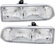 1998-2004 Chevrolet Blazer Headlights Driver Left and Passenger Right Side Halogen