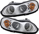 2001 Chrysler LHS Headlights Driver Left and Passenger Right Side Halogen