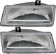 1991-1995 Dodge Caravan Headlights Driver Left and Passenger Right Side Halogen