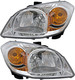 2007-2009 Pontiac G5 Headlights Driver Left and Passenger Right Side Halogen