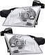 1999-2005 Pontiac Montana SV6 Headlights Driver Left and Passenger Right Side Halogen