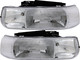 2000-2006 Chevrolet Suburban Headlights Driver Left and Passenger Right Side Halogen
