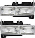 1988-2002 Chevrolet K1500 Headlights Driver Left and Passenger Right Side Halogen