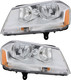 2008-2014 Dodge Avenger Headlights Driver Left and Passenger Right Side Halogen