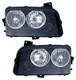 2006-2010 Dodge Charger Headlights Driver Left and Passenger Right Side Halogen