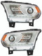 2014-2015 Dodge Durango Headlights Driver Left and Passenger Right Side Halogen Chrome Trim