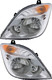 2007-2009 Freightliner Sprinter 2500 Headlights Driver Left and Passenger Right Side Halogen