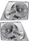 2002-2005 Ford Explorer Headlights Driver Left and Passenger Right Side Halogen