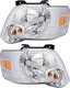 2006-2010 Ford Explorer Headlights Driver Left and Passenger Right Side Halogen