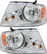 2004-2008 Ford F150 Headlights Driver Left and Passenger Right Side Halogen
