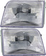 1993-1997 Ford Ranger Headlights Driver Left and Passenger Right Side Halogen