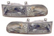 1992-1993 Ford Taurus Headlights Driver Left and Passenger Right Side Halogen