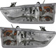 1998 Ford Windstar Headlights Driver Left and Passenger Right Side Halogen