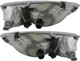 1998 Ford Windstar Headlights Driver Left and Passenger Right Side Halogen