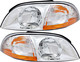 1999-2000 Ford Windstar Headlights Driver Left and Passenger Right Side Halogen